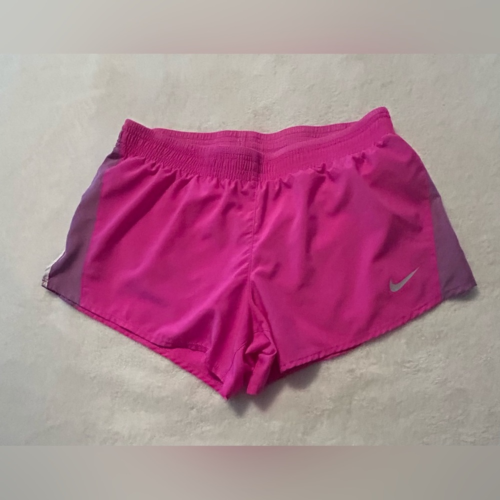 Nike Women's Athletic Shorts in Pink and Purple
